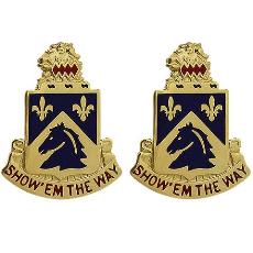 102nd (117th) Cavalry Regiment Unit Crest (Show 'Em the Way)